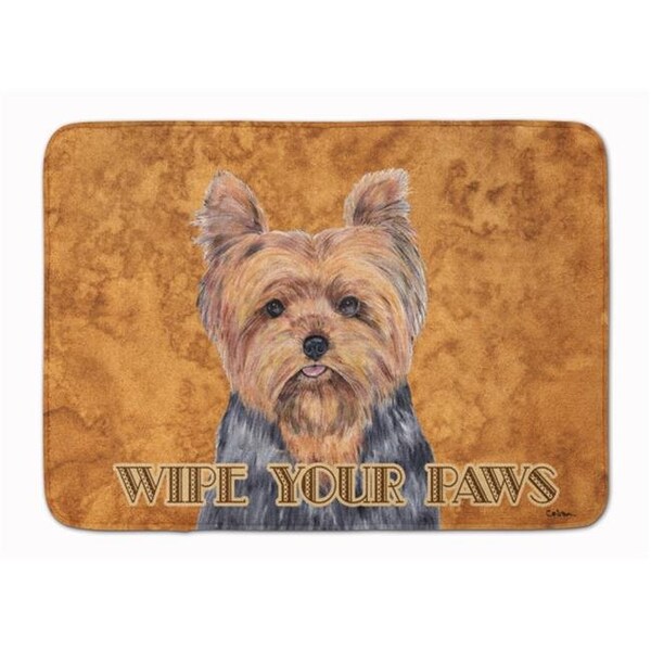 Carolines Treasures Carolines Treasures SC9123RUG Yorkie Machine Washable Memory Foam Mat SC9123RUG - main